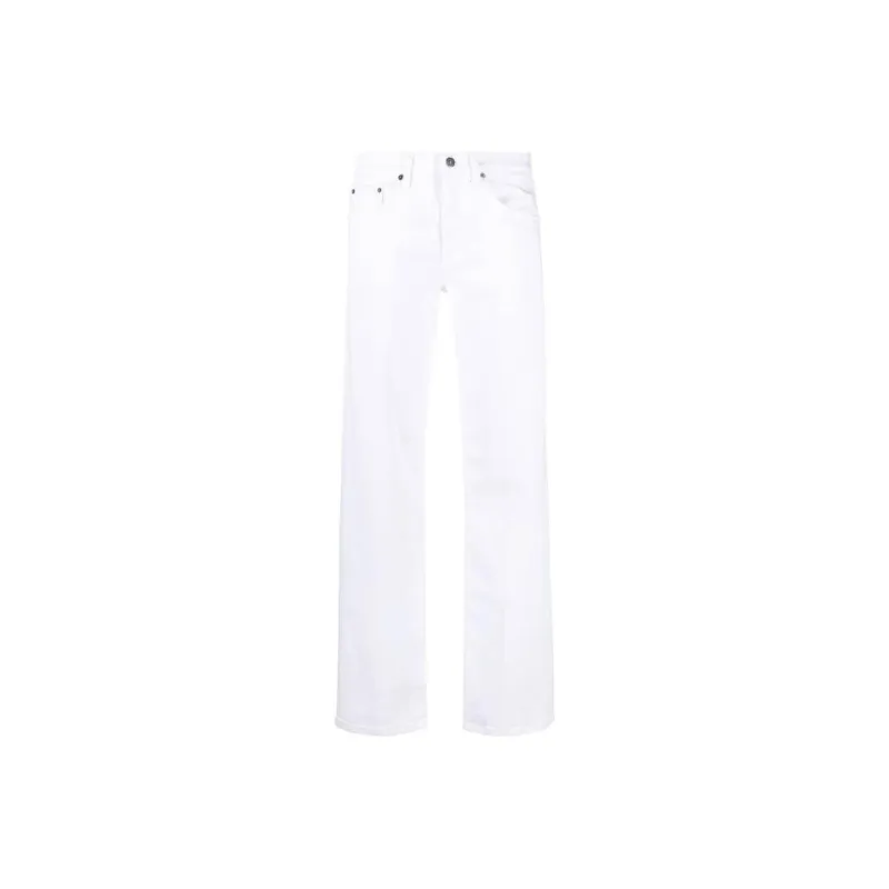 Dondup Sara Button Detailed Straight Leg Jeans-0