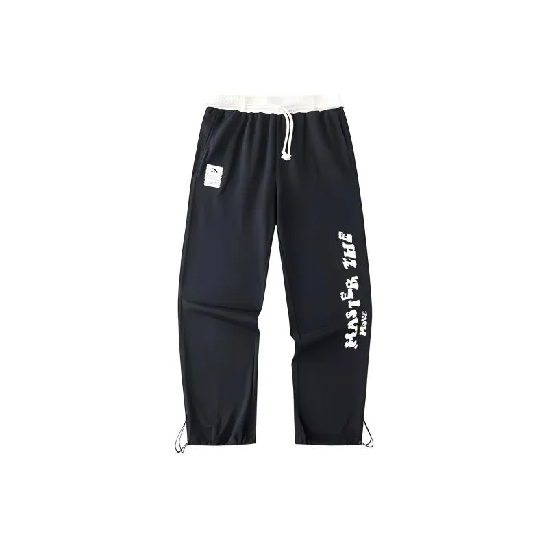 Anta Life Collection Knitted Sweatpants Women's Basic Black-0