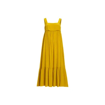 LIZZY Slip Dresses Women's Mustard Yellow