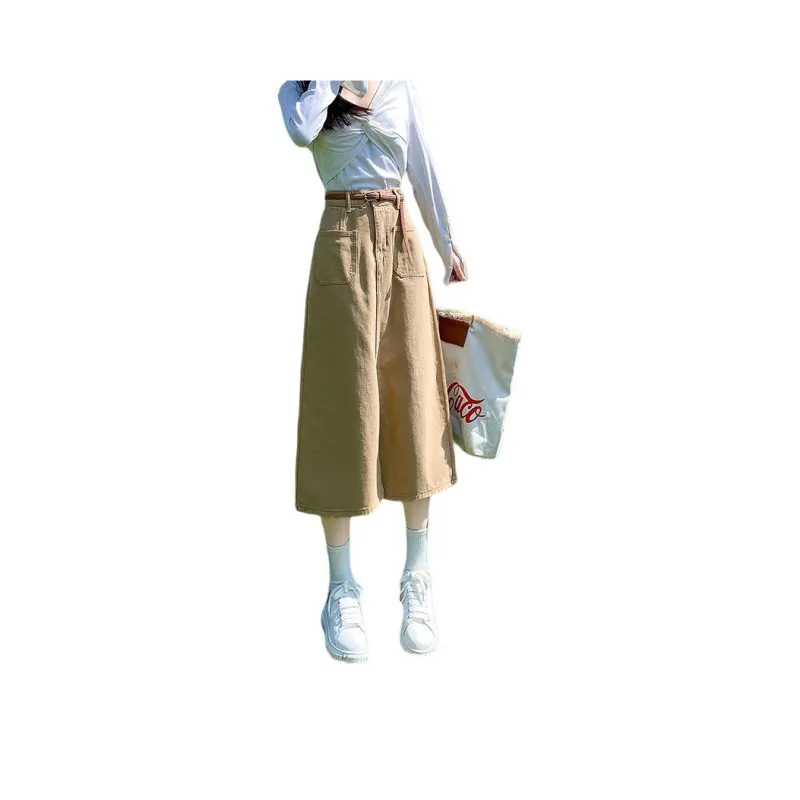 ZAZN Denim Long Skirts Women's-21