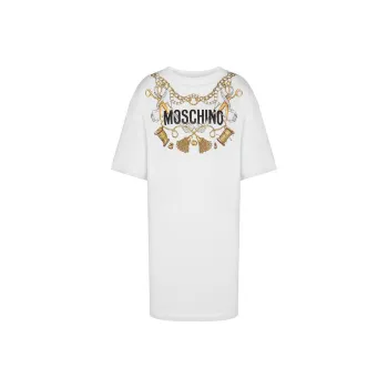MOSCHINO Logo print Mini Dress