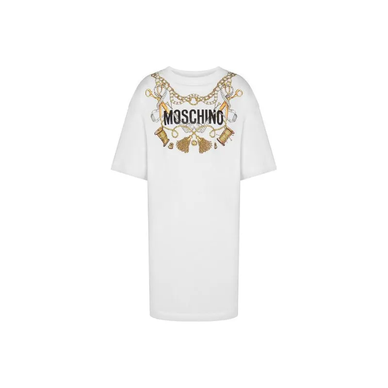 MOSCHINO Logo print Mini Dress-0