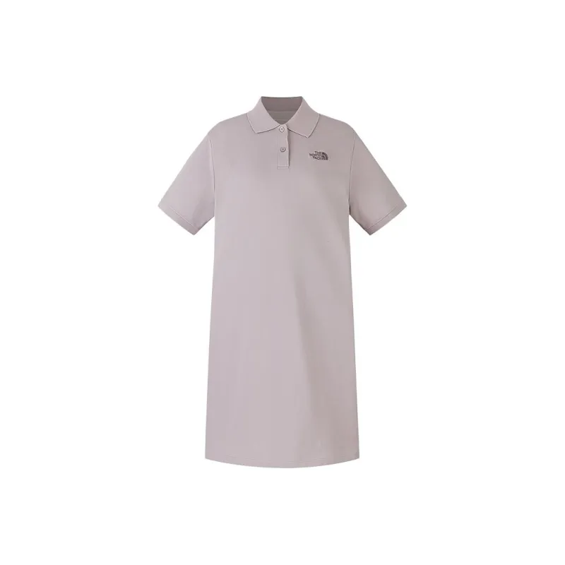 THE NORTH FACE City Outdoor Collection SS25 Short Sleeved Dress Women's 1OA/Moon Shadow Gray-0