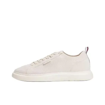 Tommy Hilfiger Trainers Low Top Casual Shoes Men's Beige