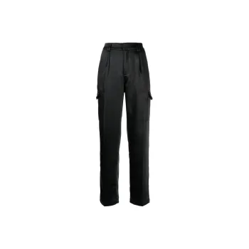 PAIGE Malika Satin Cargo Trousers