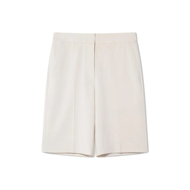 COVERINS Casual Shorts Women's Apricot-0