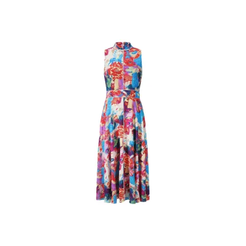 SHANGHAI TANG x Jacky Tsai Sleeveless Dress Women's Multicolor