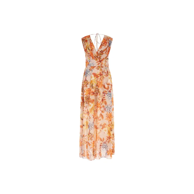 GUESS Sleeveless Dress Women's Orange-0