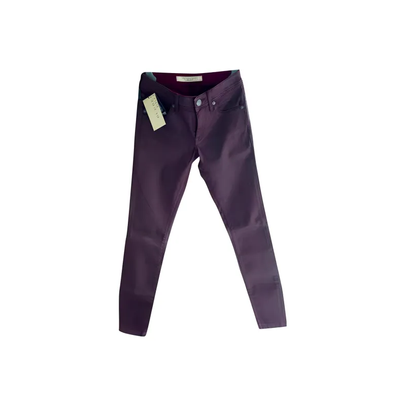 Burberry Jeans Women's Burgundy-0