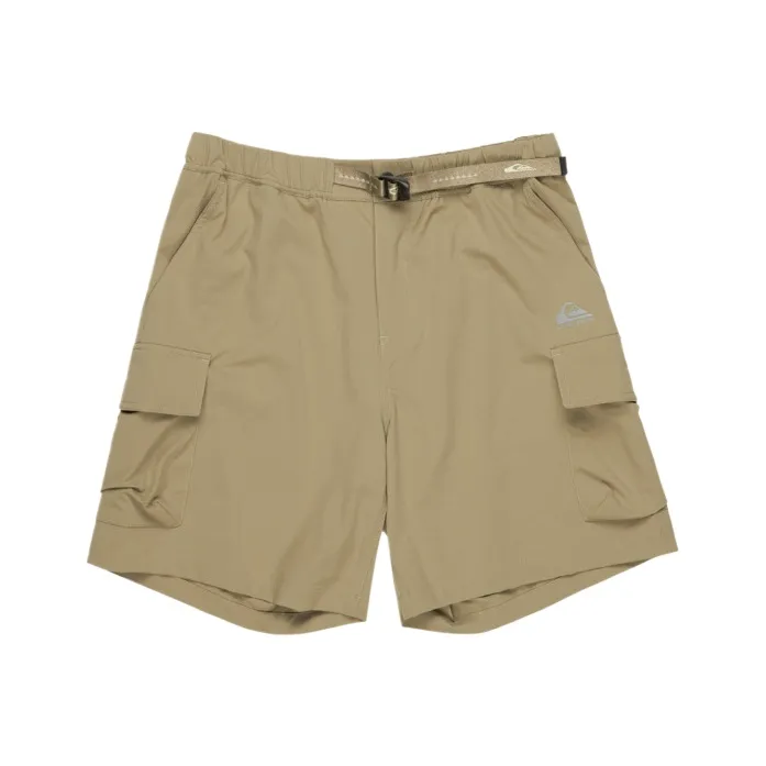 Quiksilver Cargo Shorts Men's Yellow Green-0