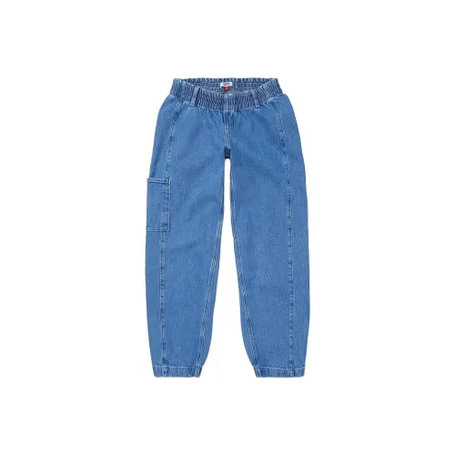 Tommy Hilfiger FW23 Seated Fit Mom Jean Bottoms Medium Wash Jeans Women's Blue