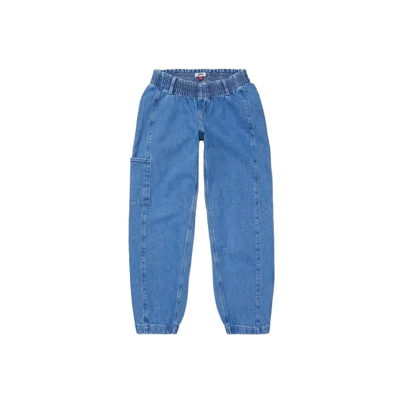 Tommy Hilfiger FW23 Seated Fit Mom Jean Bottoms Medium Wash Jeans Women's Blue-0