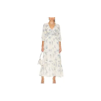 FREE PEOPLE Long-Sleeved Dresses Women's White