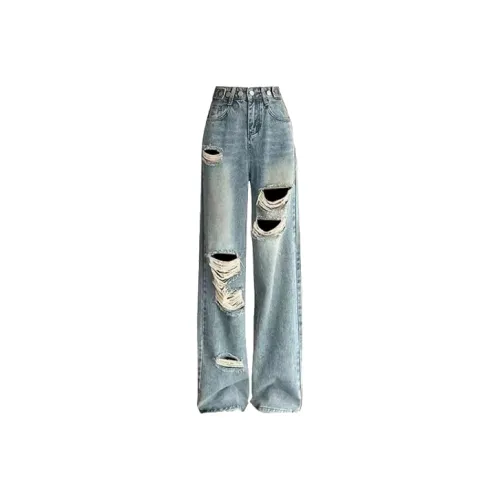 EOEI Jeans Women's Light Blue