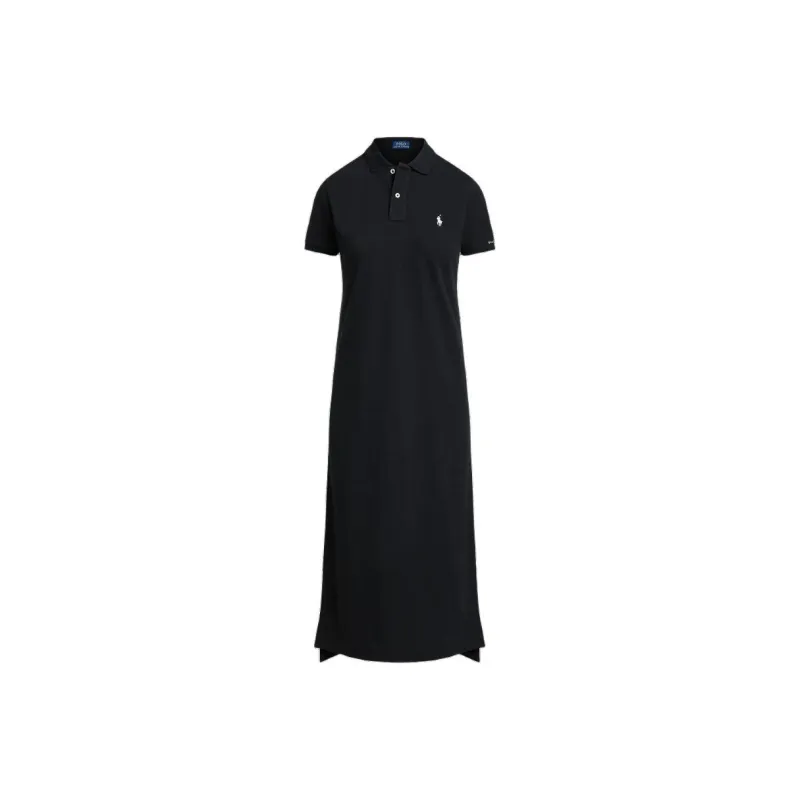 Polo Ralph Lauren SS24 Short Sleeved Dresses Women's Black-0