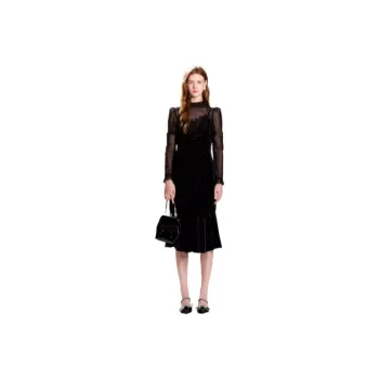 COCOON Long Sleeved Dress Women's Black