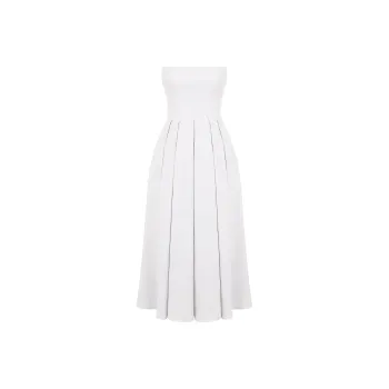 HOUSE OF CB AUDREY Sleeveless Dress Women's White/White