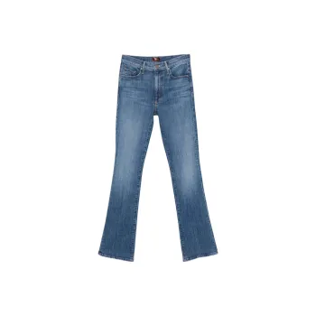MOTHER The Insider Straight Leg Sneak Jeans