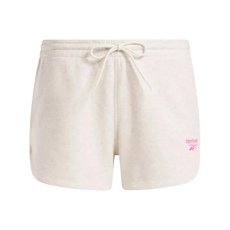 Reebok Identity French Terry Casual Shorts Women's White-0