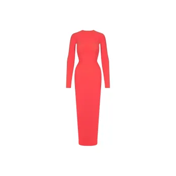 Skims Long Sleeved Dresses Women's Poppy/SHADES