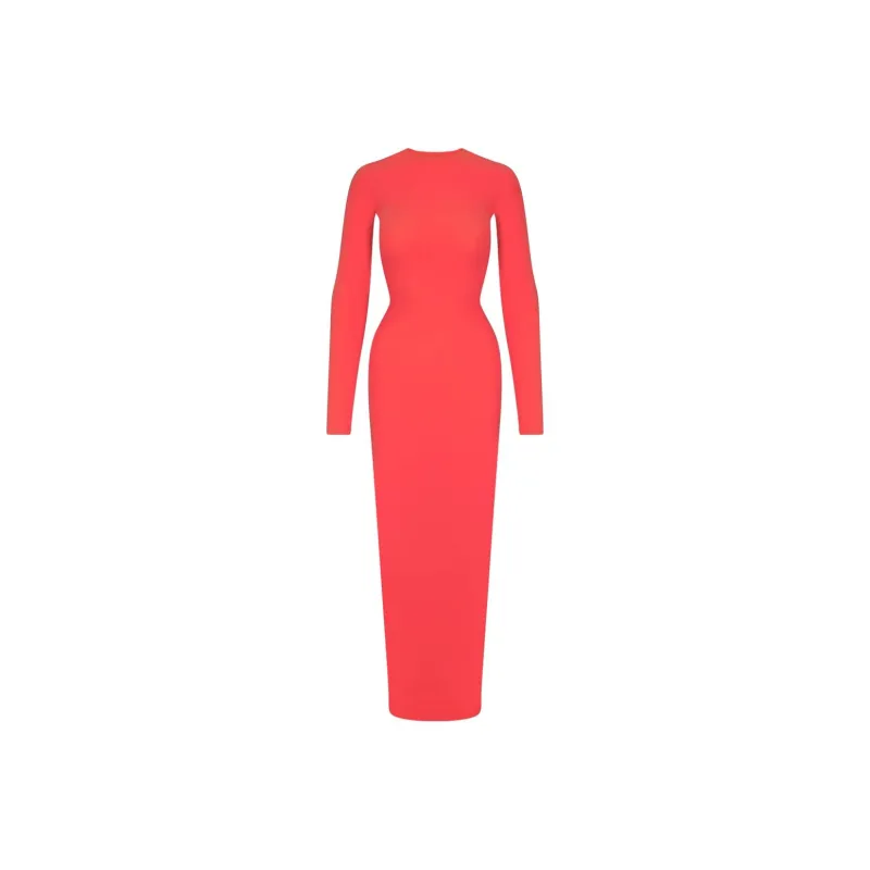 Skims Long Sleeved Dresses Women's Poppy/SHADES-0