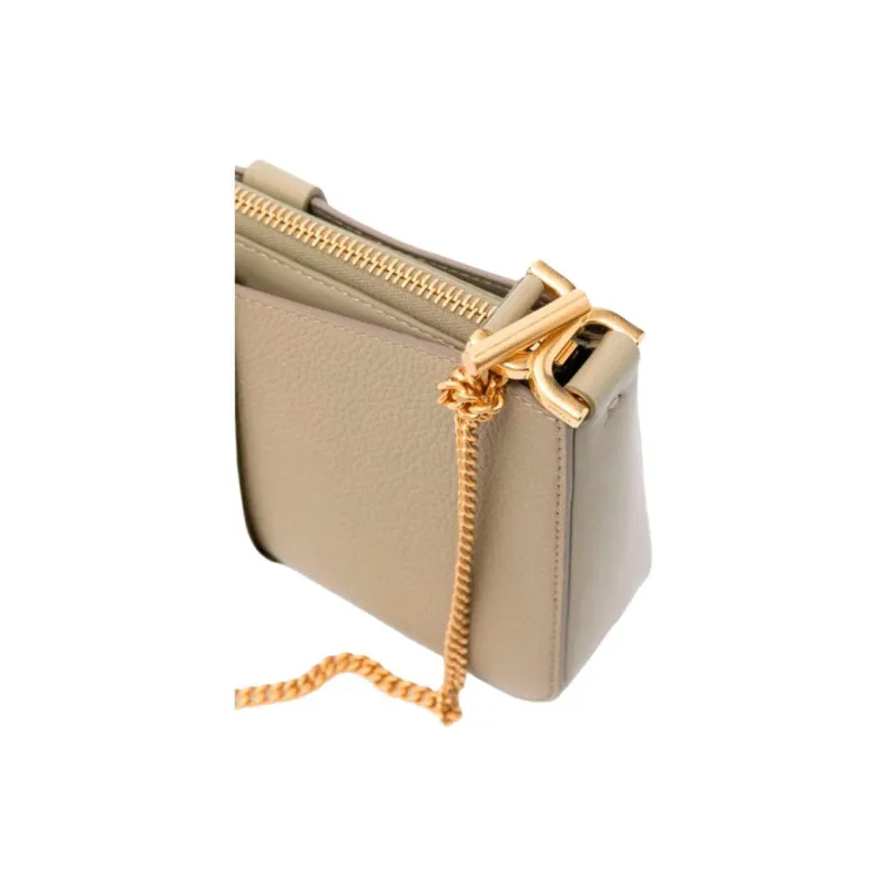 Chloe Marcie Leather Shoulder Bag Mini Women's Dark Green-2