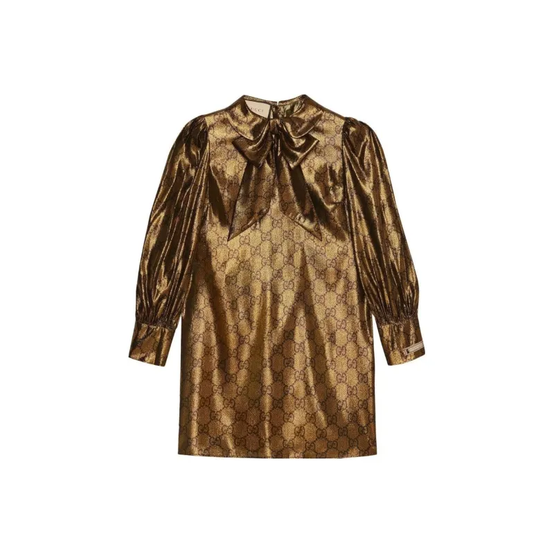 GUCCI Gg Supreme Print Mini Dress-0