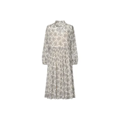 UNIQLO x Clare Waight Keller Long Sleeved Dresses Women's Ivory