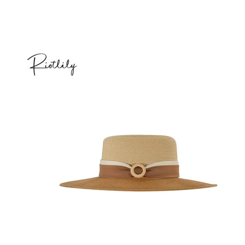 RiotLILY Wheat Straw Hat Women's-2