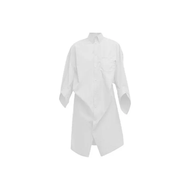 Balenciaga Long-Sleeved Dresses Women's White-0