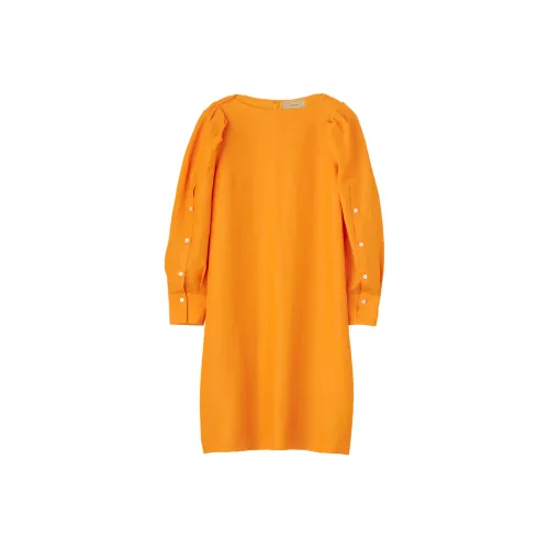 Onitsuka Tiger WS DRESS Long-Sleeved Dresses Women's Orange