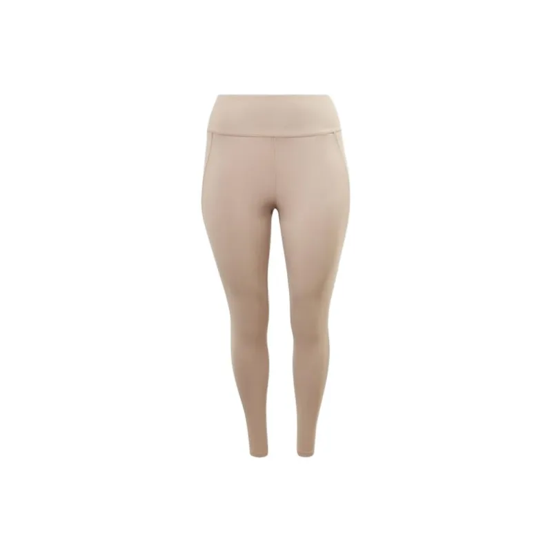 Reebok Lux High-Waisted Leggings Leggings Women's Taupe-0