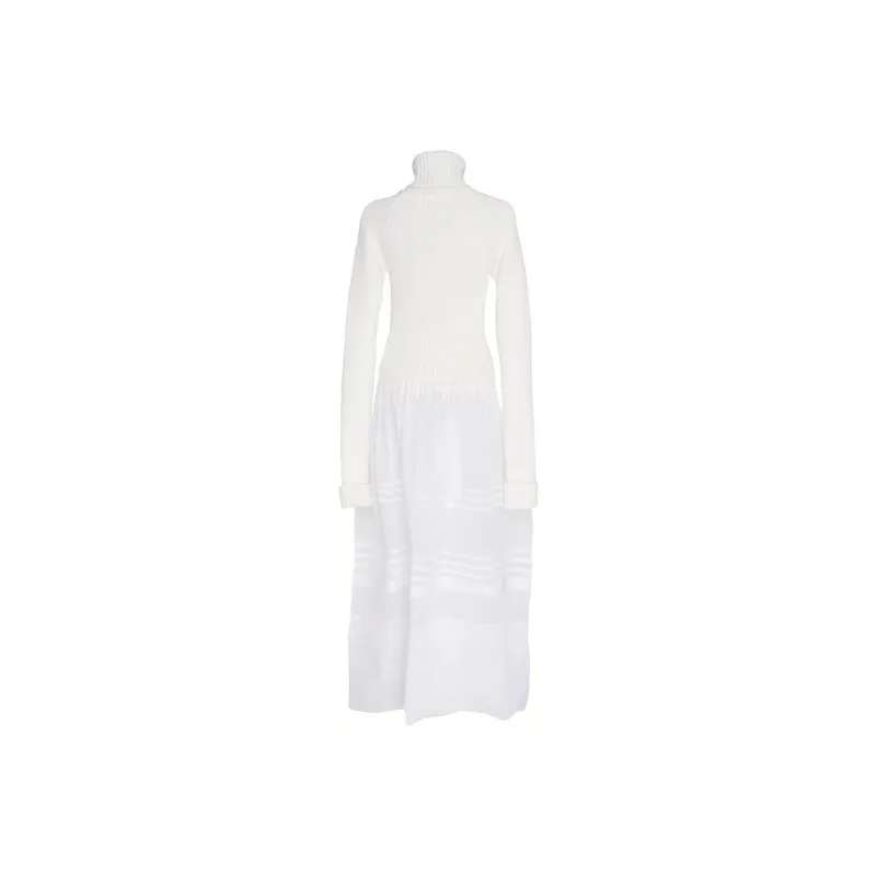 LOEWE Long Sleeved Dresses Women's White-0