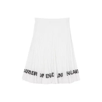 Burberry Casual Long Skirts Women's White