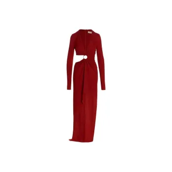 Alexandre Vauthier Cut Out Long Sleeved Dress