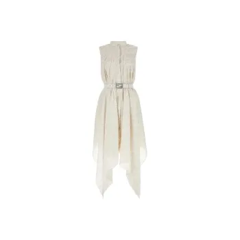 FENDI Logo Printed Sleeveless Dress