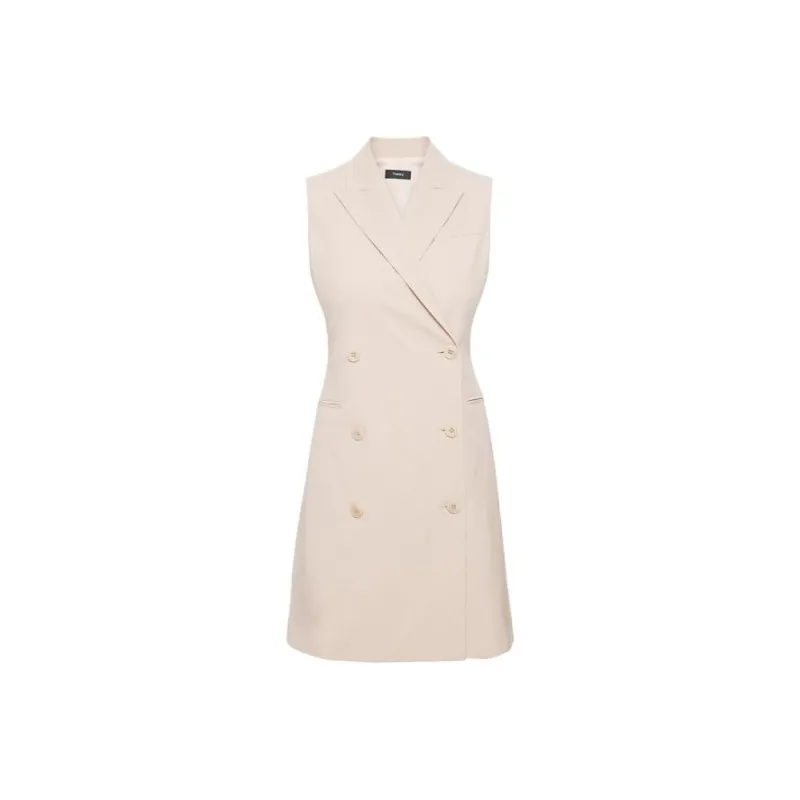 THEORY Sleeveless Dress Women's Light Pink-0