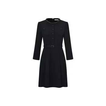 RARE Long Sleeved Dress Women's Black