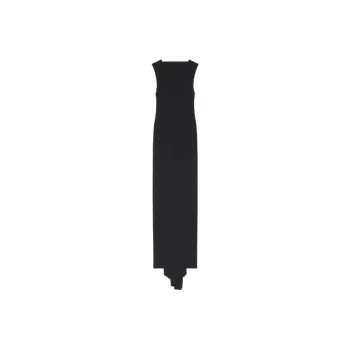 Givenchy Evening Dress In Crepe Sleeveless Dress Women's Black