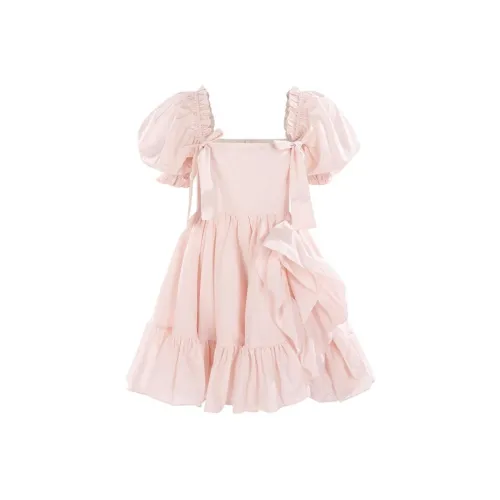 Selkie Collection Short Sleeved Dress Women's Brace Pink