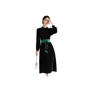 Ink Beauty Long Sleeved Dresses Women's Black