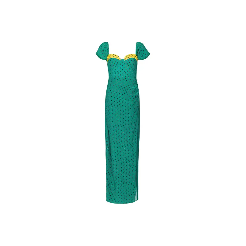 Staud Avril Graphic-print Maxi Dress-0