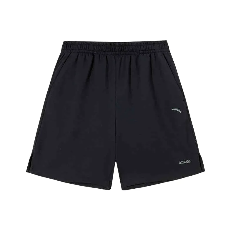 Anta Comprehensive Training Collection Sports Lifestyle Collection Casual Shorts Women's Basic Black-0