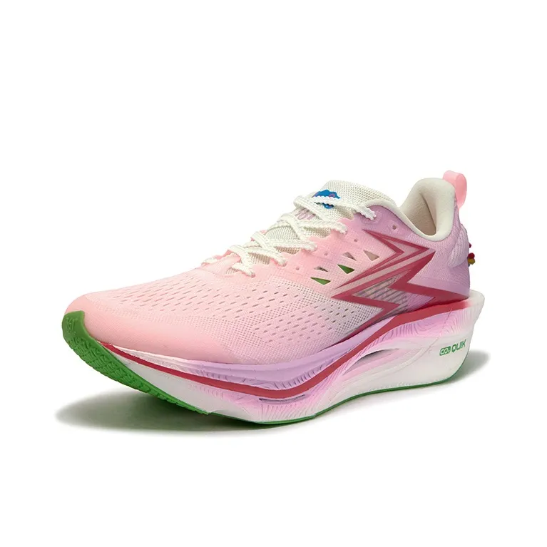 361° Flame 3 ET Running Shoes Unisex Low Top Heart Pink, Fluorescent Passionate Coral Pink-1