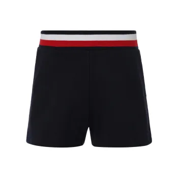 Tommy Hilfiger Stripe Waistband Sweatshort Casual Shorts Women's Marine Blue