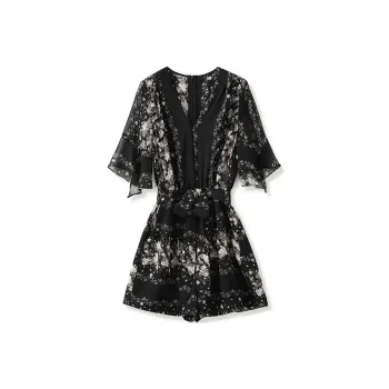 CHARM PICK Jumpsuit Women's Black