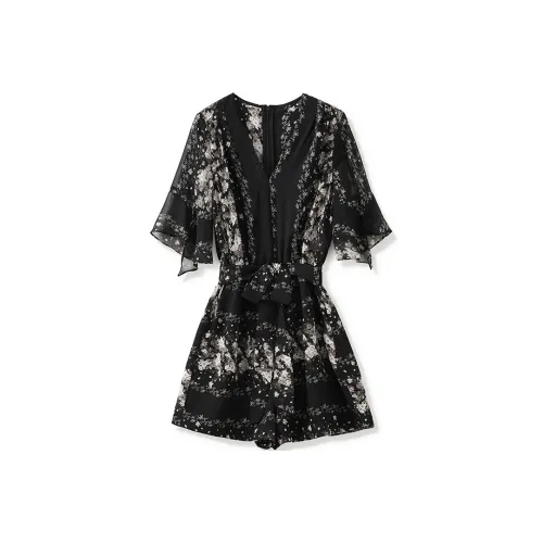 CHARM PICK Jumpsuit Women's Black