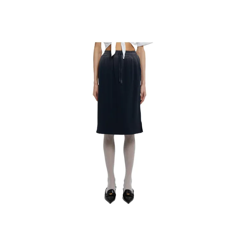 MIU MIU Casual Long Skirts Women's Gray-0