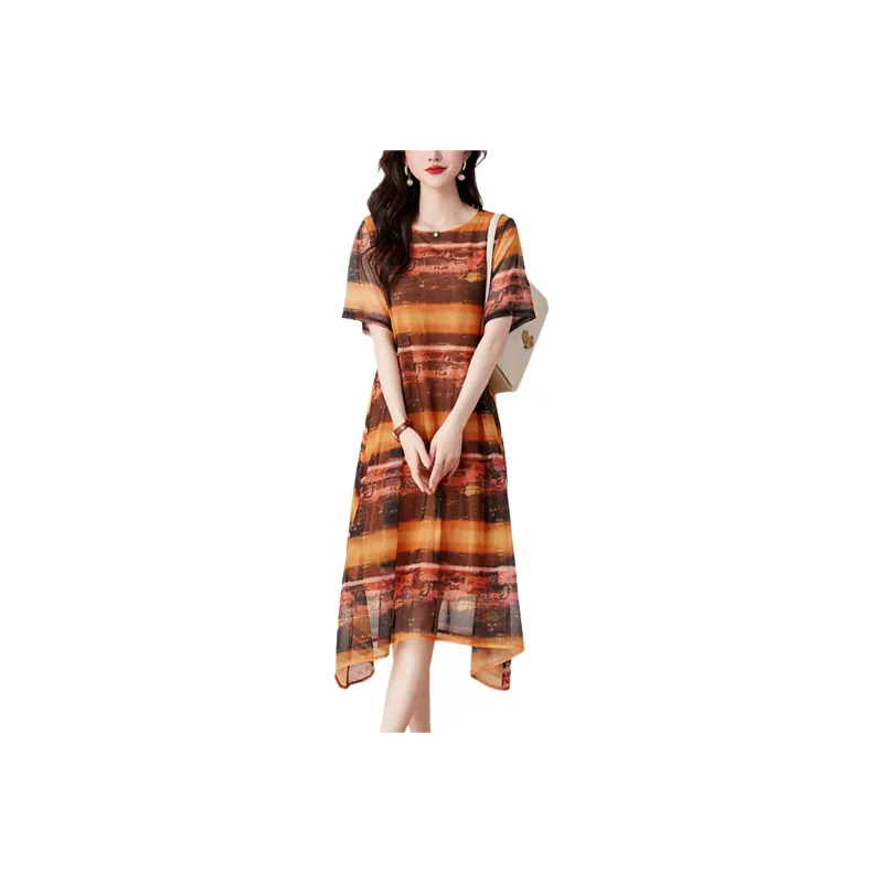 Mula Short Sleeved Dresses Women's-6