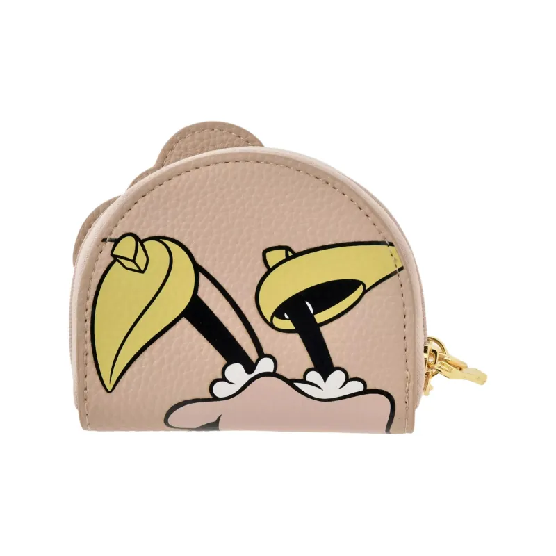 Disney Synthetic Leather Coin Purse Unisex Beige-1